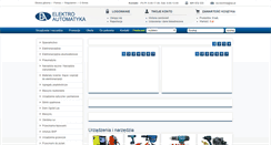 Desktop Screenshot of elektroautomatyka.net.pl