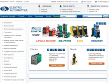 Tablet Screenshot of elektroautomatyka.net.pl